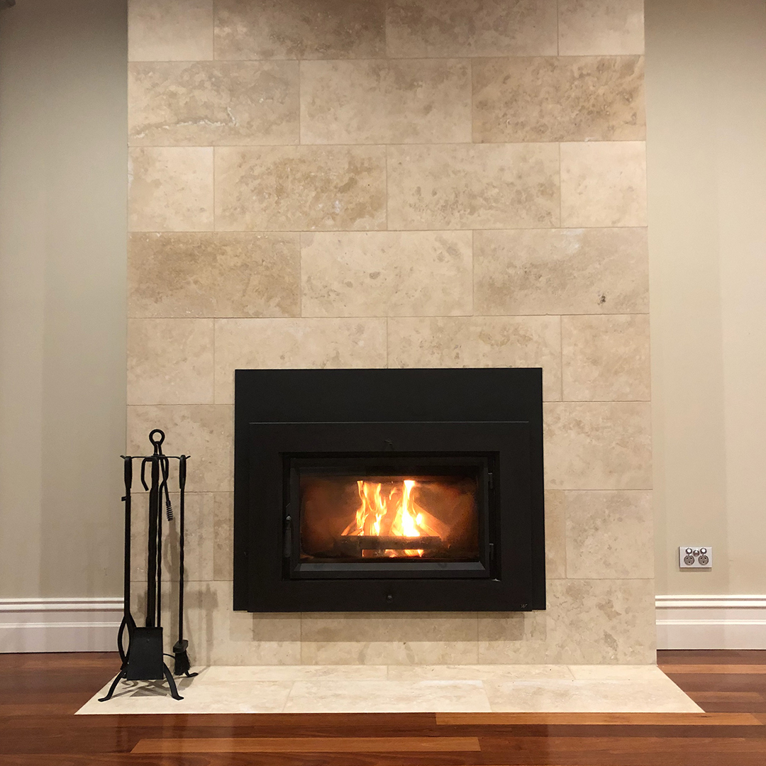Travertine Tile Cladding - Australian Paving Centre Barossa Valley